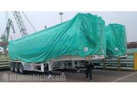 Tri Axle 38000/45000 Litre Oil Tanker Trailer will be sent to Congo