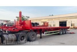 3 Axle 40Ft Flatbed Tipper Trailer will be sent to East Timor
