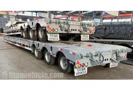 Tri Axle 80 Ton Drop Deck Trailer will be sent to Philippines Phapa
