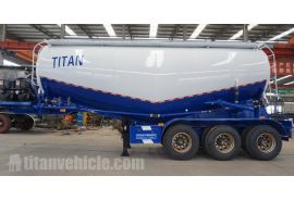 3 Axle 30CBM Bulker Cement Tanker Trailer will be sent to Kazakhstan
