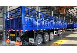 3 Axle 60 Ton Fence Cargo Truck Trailer will be sent to Dominica
