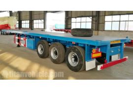 Tri Axle 40 ft Flatbed Trailer is ready to Guinea Conakry