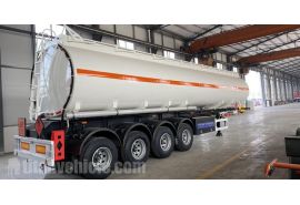 4 Axle 54000 Ltrs Palm Oil Tanker Trailer will be sent to Zimbabwe Harare