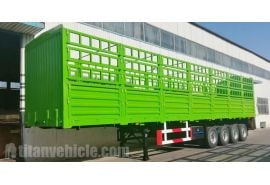 4 Axle 80 Ton Fence Cargo Trailer will be sent to Sudan