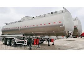 45000 Liters Aluminum Fuel Tanker Trailer will be sent to Uganda
