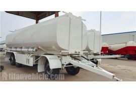20000 Liters Fuel Oil Tank Full Trailer With Drawbar will be sent to Zimbabwe