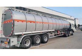 38000Ltrs Stainless Steel Fuel Tanker Trailer will be sent to Angola