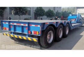 Tri Axle 60 Ton Detachable Gooseneck Trailer will be sent to Jamaica