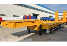 6 Axle 120 Ton Low Bed Trailer will be sent to Kenya