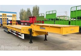 4 Axle 100 Ton Low Loader Trailer is been gonna ship to United Arab Emirates