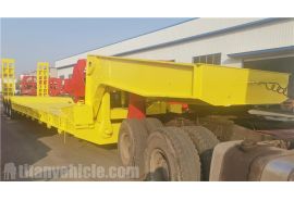 3 Axle Detachable Gooseneck Trailer with Ladder is shipped to Guyana