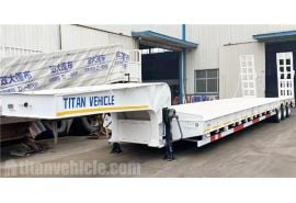 40 FT Semi Low Bed Trailer will be sent to Philippines Manila