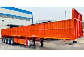 4 Axle 80 Ton Drop Side Wall Trailer will be sent to Zimbabwe