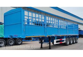 60 Ton Fence Cargo Trailer will be export to Tanzania