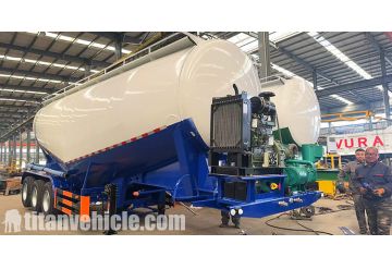 3 Axle Bulk Cement Tanker Trailer will be Sent to Zambia