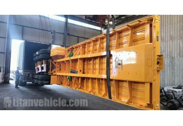 40Ft Flat Bed Semi Trailer Ready Ship to Ghana Tema