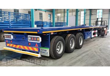 3 Axle Flatbed Truck Trailer will be sent to Ivory Coast