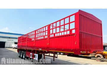 3 Axle Fence Cargo Trailer will be Shipped to Ghana
