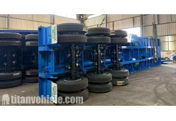 3 Axle Drop Side Trailer will be Exported to Zambia