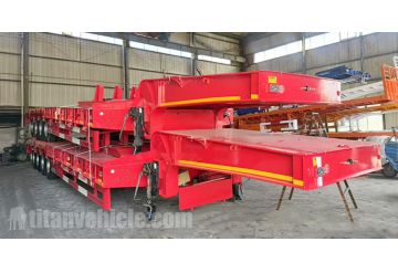 4 Axle Semi Low Bed Trailer will be Sent to Guyana