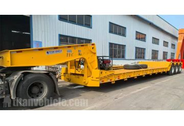 100 Ton Detachable Gooseneck Lowboy Trailer will be sent to Panama