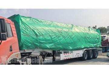 Tri Axle Diesel Fuel Tanker Trailer will be sent to Ghana