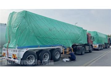3 Axle Dry Bulk Cement Tanker Trailer will be semt to Sierra Leone