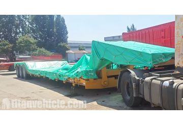 3 Axle 80 Ton Removable Gooseneck Trailer will be Shipped to Barbados