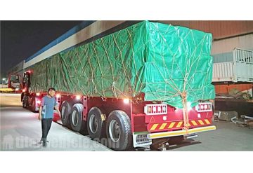4 Axle Flat Deck Trailer will be sent to Benin