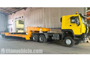2 Axle Detachable Gooseneck Trailer will be Sent to Nigeria