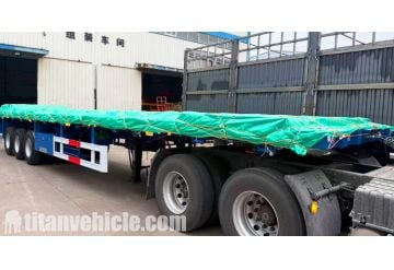 3 Axle Drop Side Trailer will be Shipped to Zambia