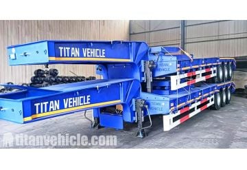 3 Axle 80 Ton Lowbed Trailer Truck will be Sent to Cameroon