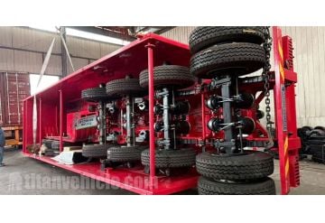 4  Axle Semi Tipper Trailer will be Shipped to Senegal