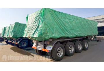 4 Axle Dump Truck Trailer will be sent to Mali