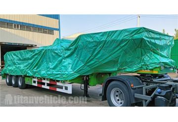 60 Ton Lowbed Trailer will be shiped to Zambia