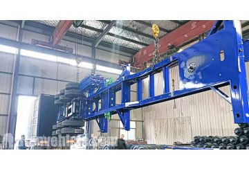 3 Axle 40 Ft Container Chassis Trailer will be Sent to Jamaica