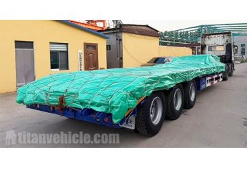 3 Axle Semi Low Loader Traile will be Sent to Mozambique