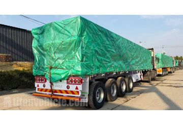 4 Axle Flatbed Semi Trailer will be Shipped to Ghana