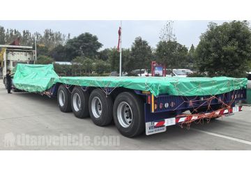 4 Axle Removable Gooseneck Trailer will be Shipped to Nigeria