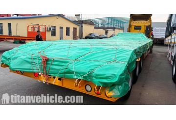 3 Axle Lowbed Truck Trailer will be Sent to Senegal