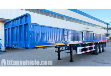 3 Axle Drop Side Trailer will be Sent to Tanzania