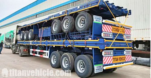 Tri Axle Dropside Trailer will be Sent to Sierra Leone