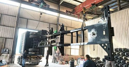 40Ft Container Chassis Trailer will be Sent to Guam