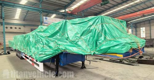 4 Axle Low Bed Trailer will be Sent to Angola