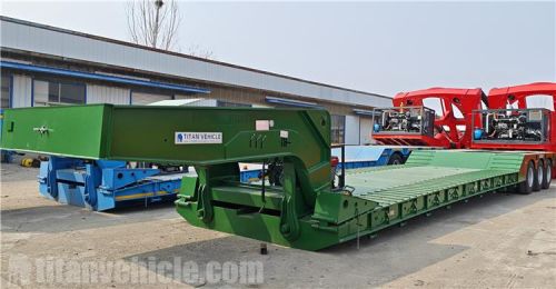 3 Line 6 Axle Removable Gooseneck Trailer had been shipped to Nigeria