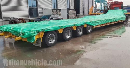 4 Line 8 Axle Low Bed Trailer will be sent to Cameroon