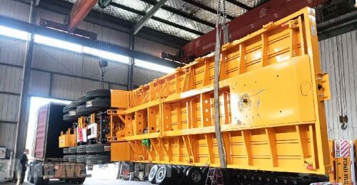 4 Axle Truck Flatbed Trailer will be Sent to Tanzania