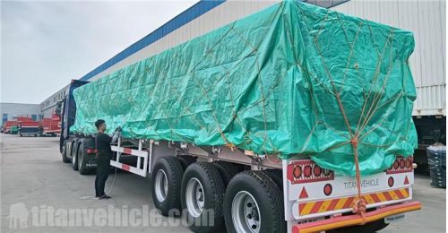 Tri Axle Flatbed Trailer will be sent to Guyana
