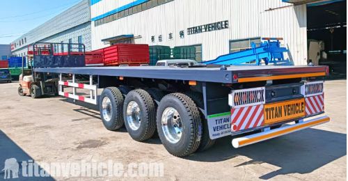 40 Ft Flatbed Trailer will be Sent to Jamaica