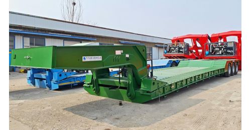 3 Line 6 Axle 150 Ton Detach Lowboy Trailer FOB Price: 46800 USD